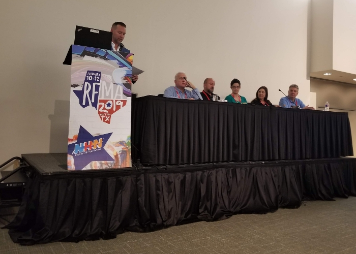 Branded Group CEO Michael Kurland leads panel discussion at RFMA 2019 Conference.