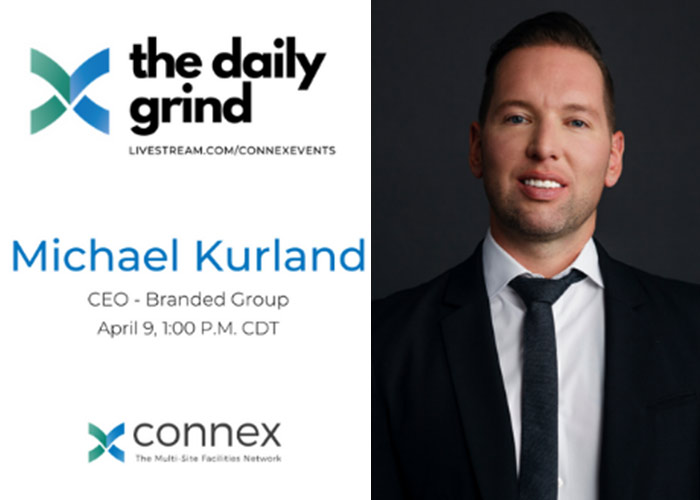 Portrait of Michael Kurland for Connex's The Daily Grind.
