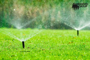 commercial lawn care watering sprinklers
